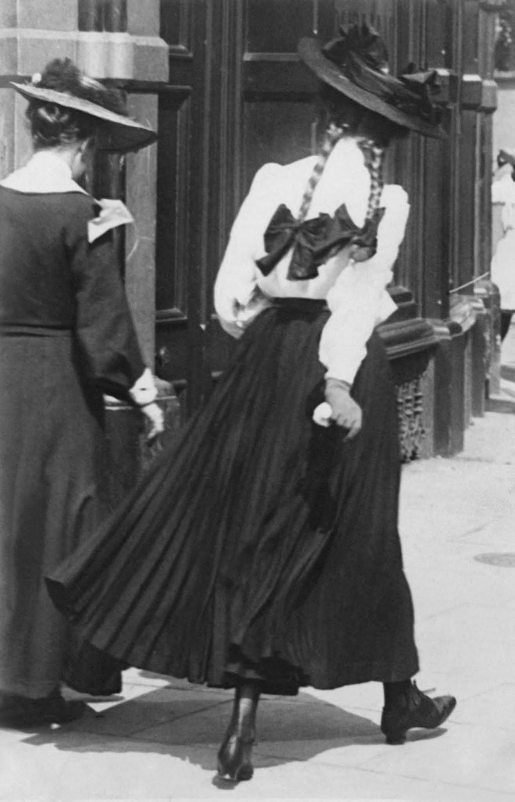 Style de rue de Londres à l'époque édouardienne, 1905-1908
