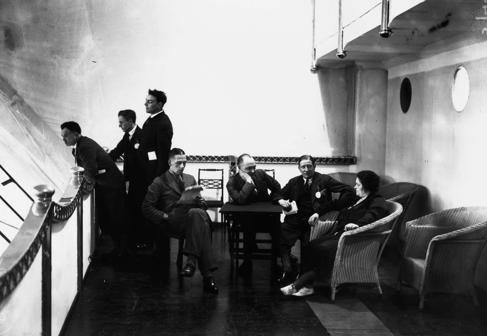 Dirigeable R-100: à l'intérieur d'un «hôtel volant», 1929-1930