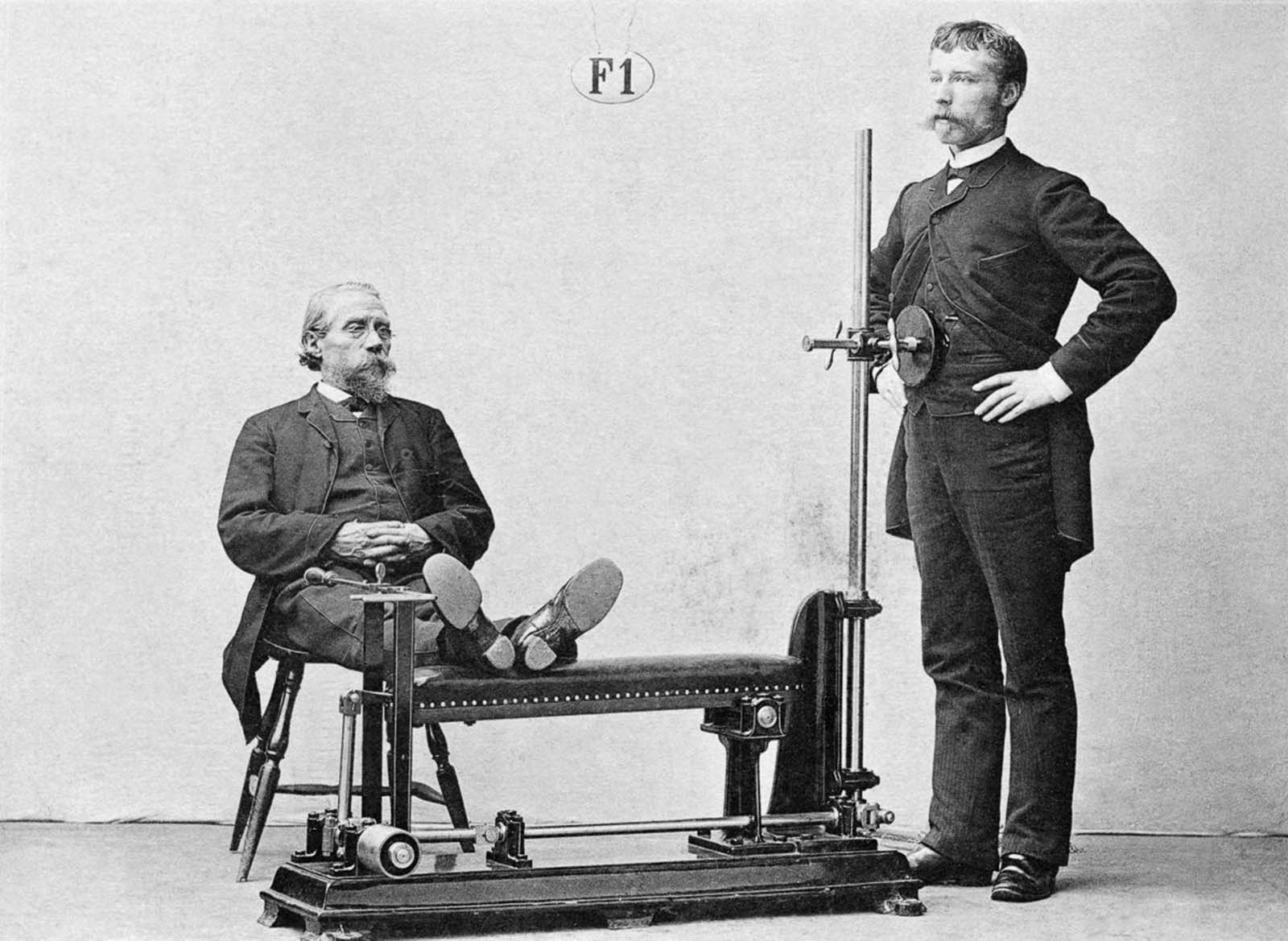 Les premières machines de gymnastique au monde conçues par le Dr Gustav Zander, 1892