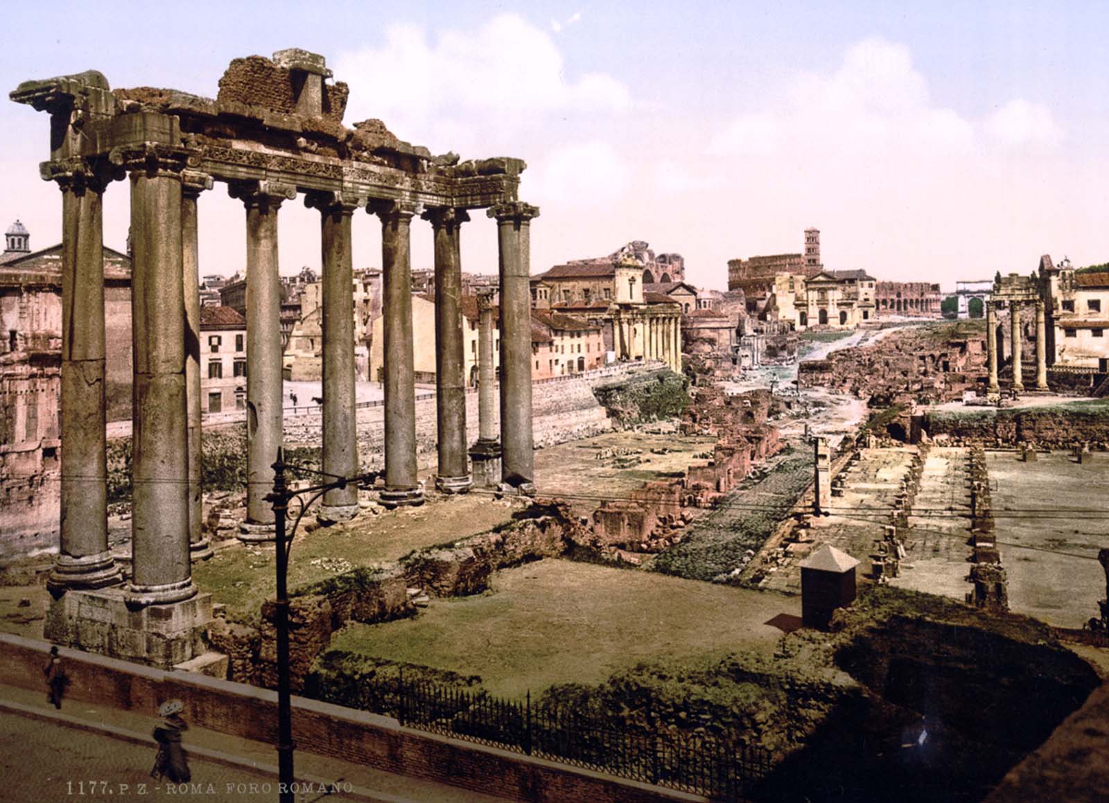 Anciennes photographies couleur de Rome, 1890