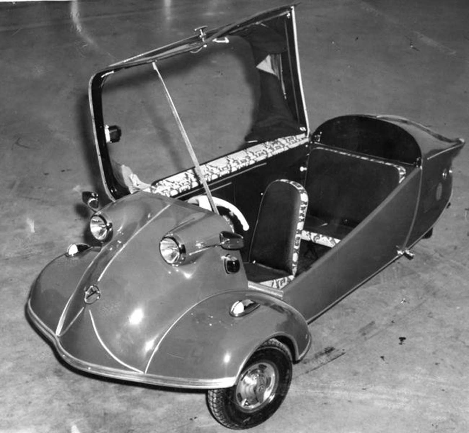 Messerschmitt KR200, l'élégante voiture à bulles des années 50