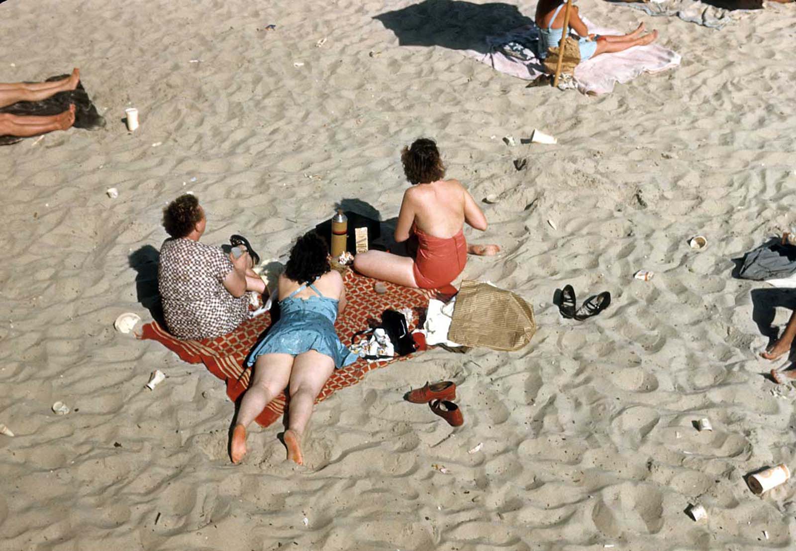 Coney Island dans de vieilles images couleur, 1948