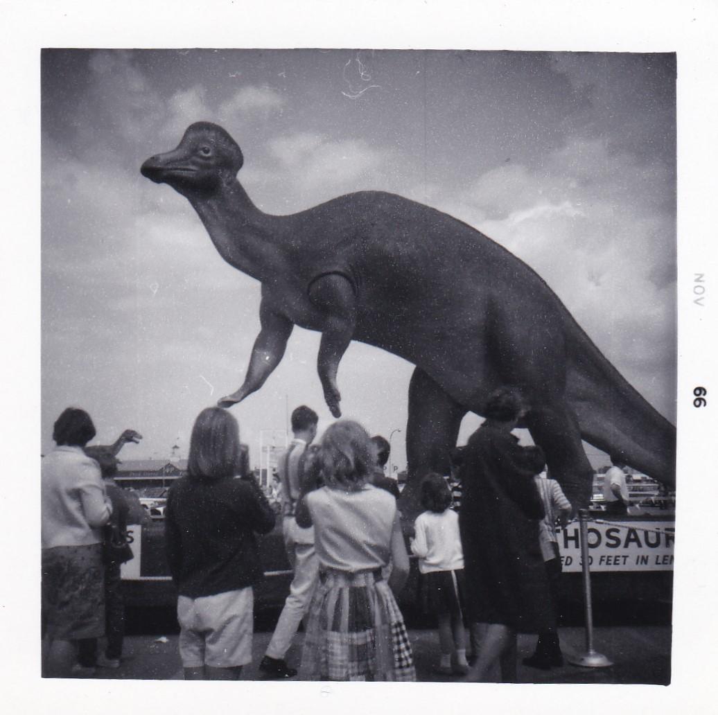 Instantanés vintage de dinosaures