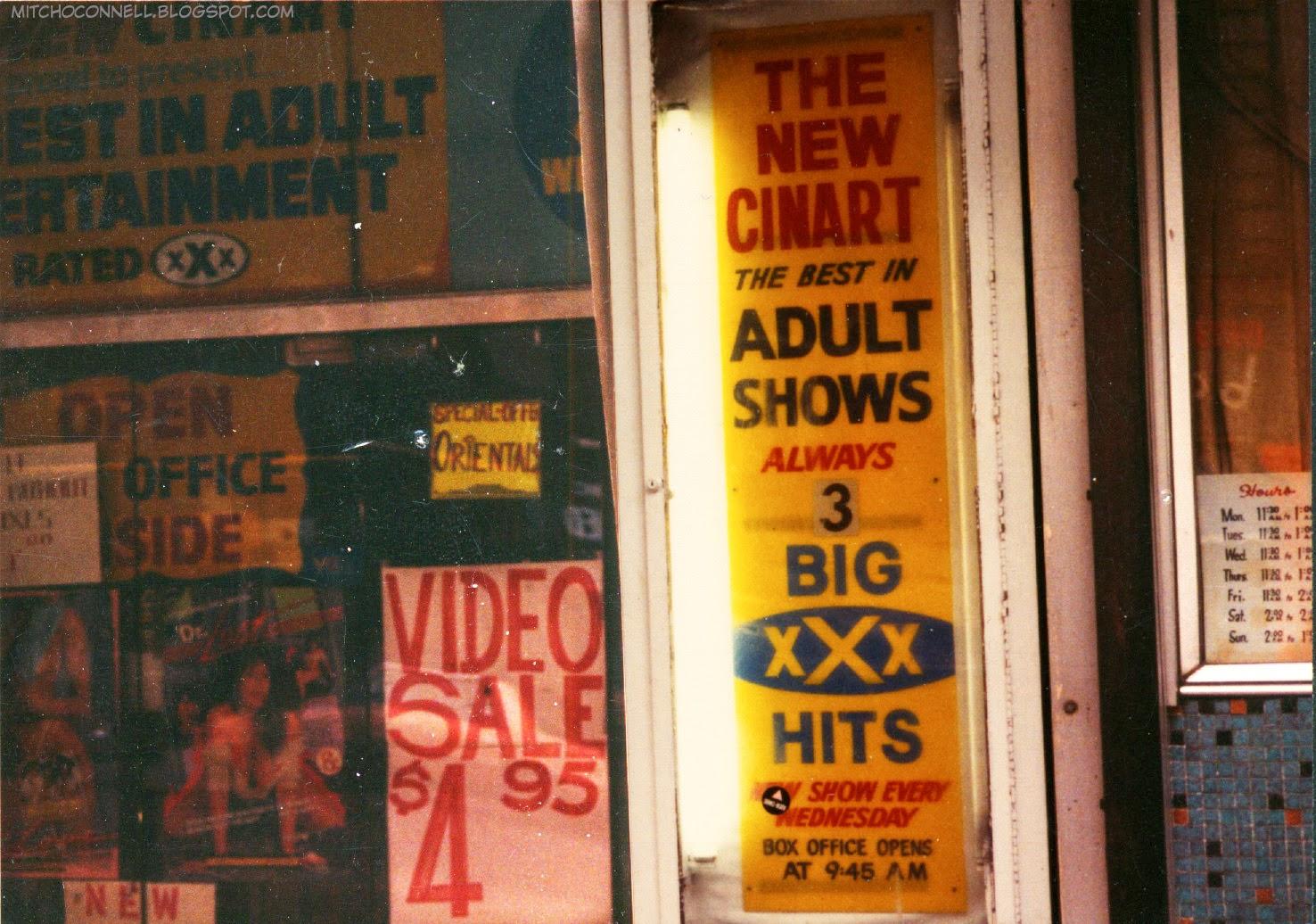 Des instantanés des années 1980 de la 42e rue de New York