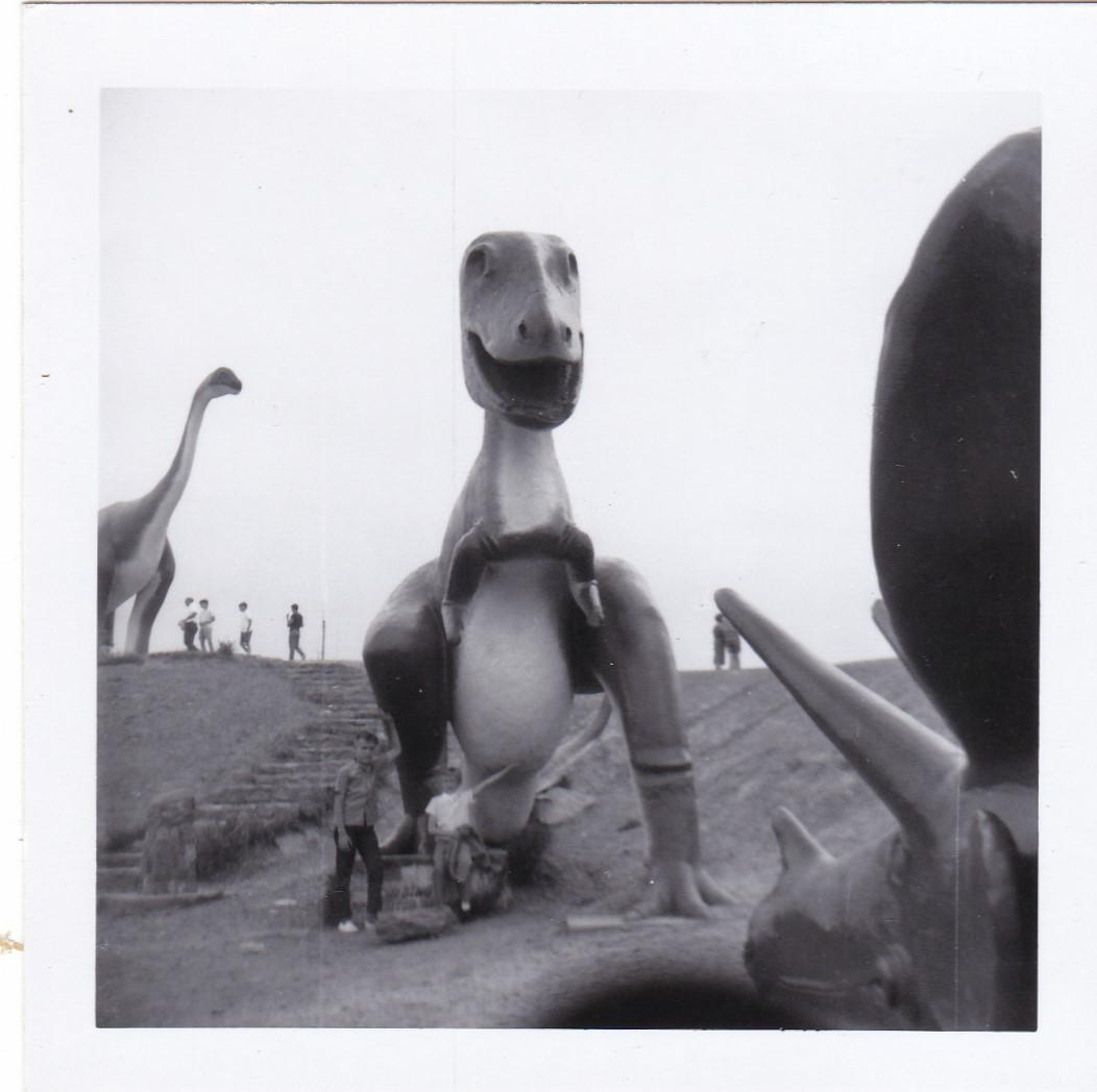 Instantanés vintage de dinosaures