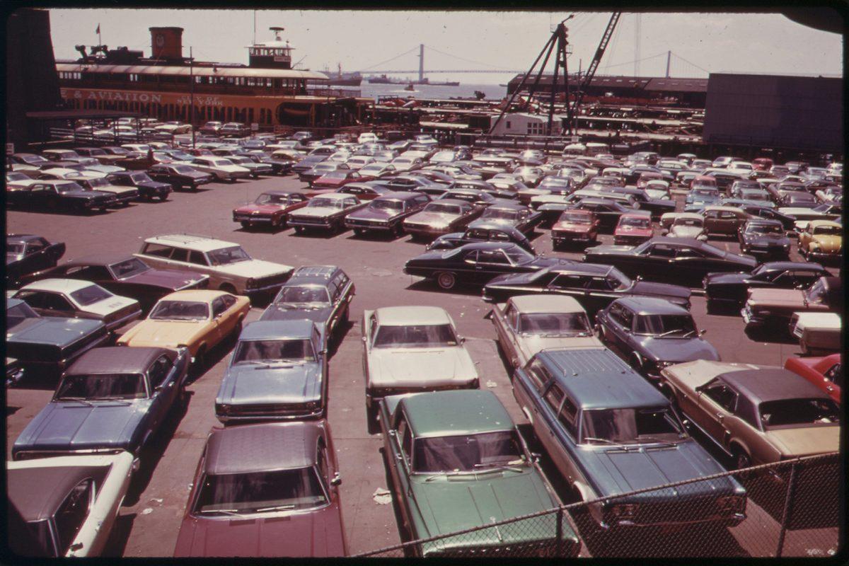 Photographies de Staten Island et du port de New York en 1973