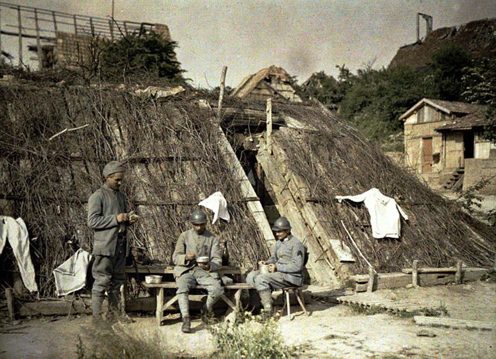 Photos couleur de l'armée française pendant la Grande Guerre, 1914-1918
